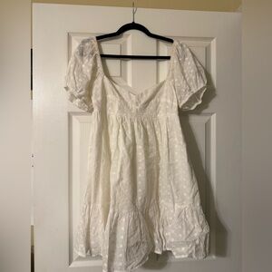 Aura Eyelet Babydoll Dress